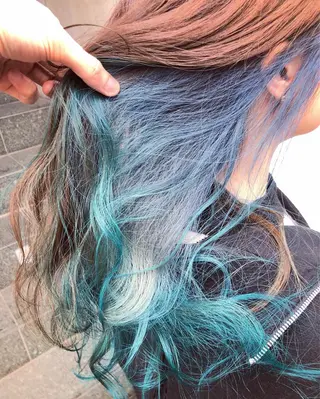 ロング カラー 原宿サロン代表 デザインカラー伊藤卓のヘアスタイル