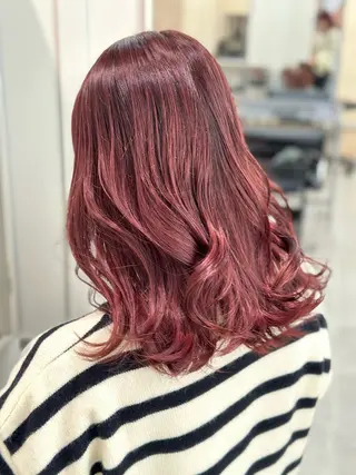 ミディアム カラー 🤍透明感カラー🤍 Moeのヘアスタイル