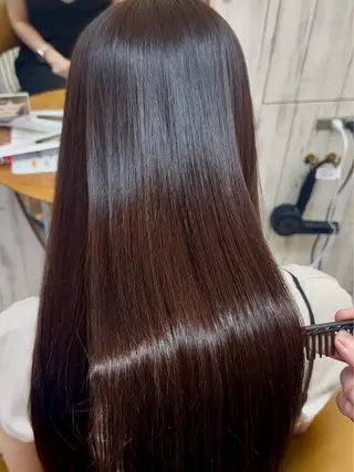 ロング 髪質改善✨縮毛矯正 ショートボブ/ともきのヘアスタイル