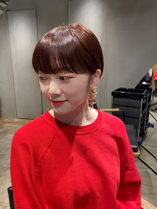 ショート カラー hemm,hemm.所属・ショート・ボブ MIKUのヘアスタイル