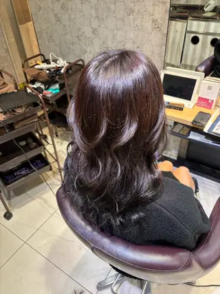 セミロング 韓国レイヤー/カラー 🐈‍⬛💗miyuのヘアスタイル