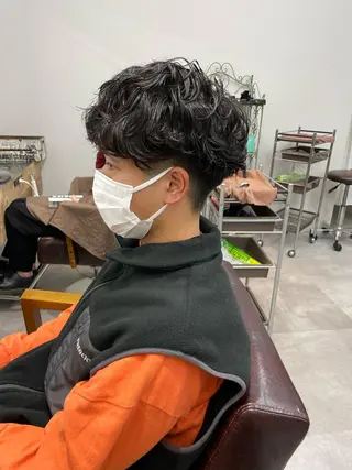 ショート パーマ ヘアアレンジ メンズ 🔥メンズ特化🔥 木村 祐太のヘアスタイル