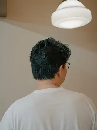 ショート カラー パーマ メンズ 🔗メンズサロン🔗 Kieのヘアスタイル