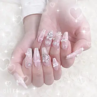 ネイル pourtoi 立川 manami⟡.·のネイルデザイン