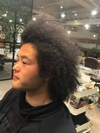 ロング カラー パーマ メンズ Forest. -髪質改善-のヘアスタイル