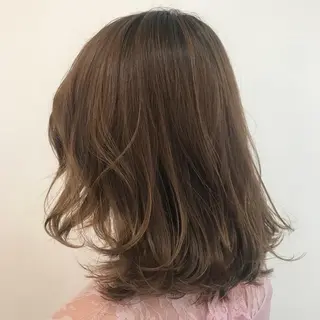 ミディアム ヘアアレンジ 馴染ませNo.1🧃 エクステ・アレンジのヘアスタイル