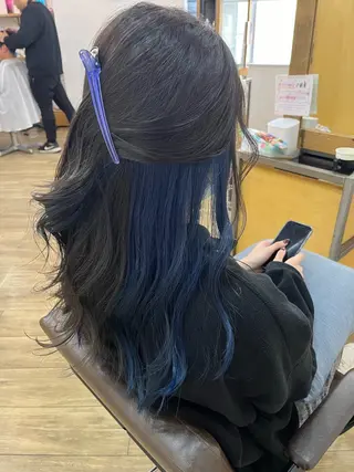 ロング カラー 似合わせ/ブリーチ/ 髪質改善/ミクෆ‪のヘアスタイル