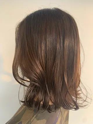 カラー ⚪️ニュアンスカラー ⚪️ハイトーン　マユのヘアスタイル