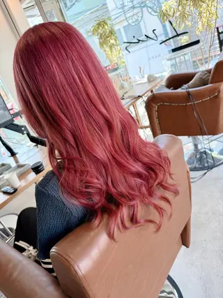 ミディアム 髪質改善カラー特化 ルイス奈良のヘアスタイル