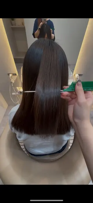 ミディアム ゆうか♡⟡.· 韓国ヘアのヘアスタイル