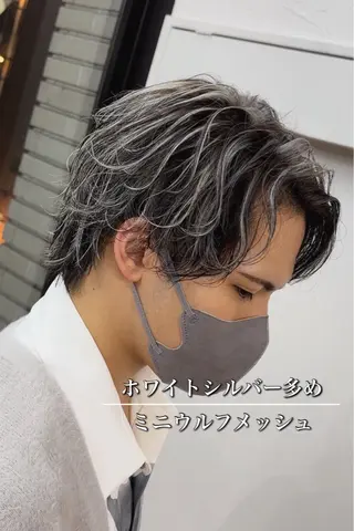 カラー パーマ メンズ メンズ特化/パーマ 縮毛矯正/AYAのヘアスタイル