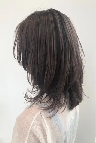 ミディアム カラー 上西 力のヘアスタイル