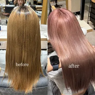 ロング フェザー/ニュアンス /レイヤーのヘアスタイル