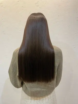 ロング カラー 渋谷 留菜のヘアスタイル