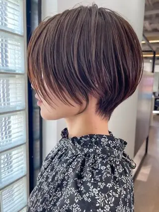 ショート ｱｵﾇﾏﾐﾕ☁️ /ボブ/ハイトーン/のヘアスタイル