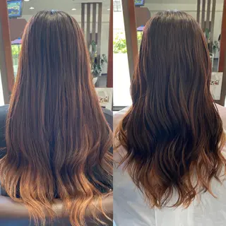 ロング hair make huit8所属・ハイライト&ブリーチ 💇🏼‍♀MAHOのヘアスタイル