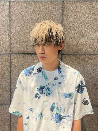 カラー メンズ 福岡美容室【pia】 タイヘイのヘアスタイル