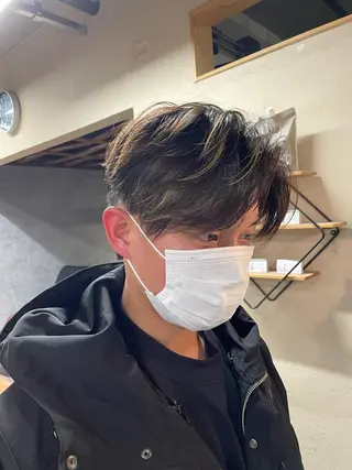 ショート カラー メンズ SEPHILE所属・メンズ韓国ヘア👹 KAJIのヘアスタイル