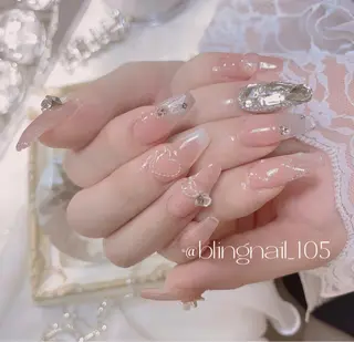 ネイル 23時まで❤︎韓国、 ワンホンネイルのネイルデザイン