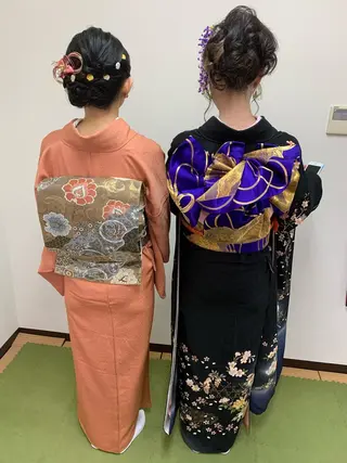 ミディアム Delight ヘアメイク着付けのヘアスタイル