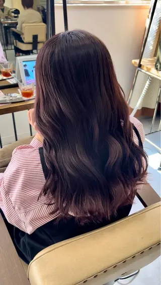 ロング 髪質改善AUSTIN登戸所属・ICHIKA/暖色 カラー / Wカラーのヘアスタイル