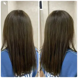 ロング カラー 石川 晴那のヘアスタイル