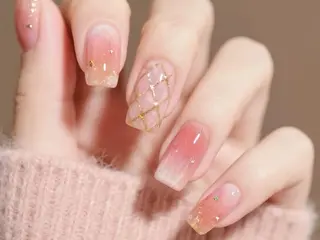 ネイル Hana Bloom Nail💜Akiのネイルデザイン