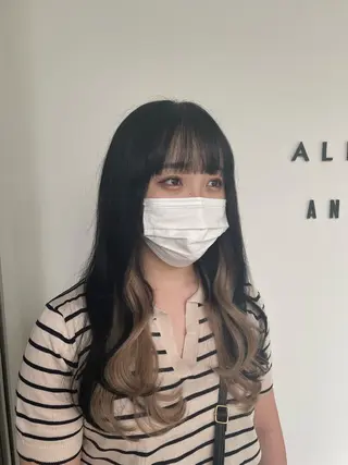 セミロング 寺西 恵🪡🤍のヘアスタイル