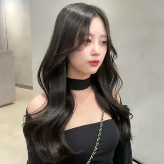 ロング モテ韓国ヘア/ レイヤー🤍RIKAのヘアスタイル