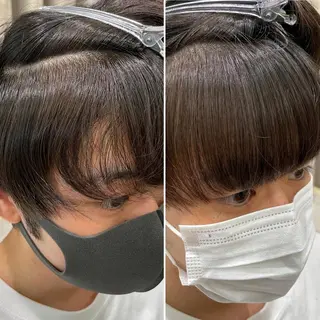 ショート パーマ メンズ 【メンズ縮毛矯正】 田中秀斗のヘアスタイル