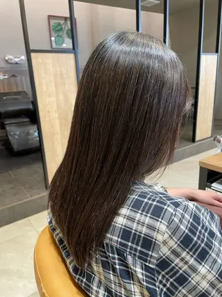 セミロング パーマ 野水 隆雅のヘアスタイル