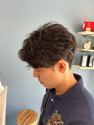 ショート パーマ メンズ 松林 大暉のヘアスタイル