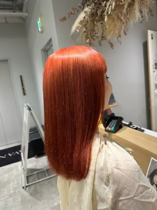 セミロング 透明感🫧/ブリーチ /永田　汰伊智のヘアスタイル