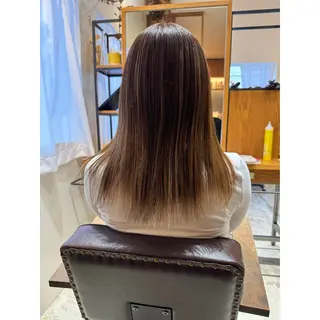 セミロング 喜友名洸季 anoneのヘアスタイル