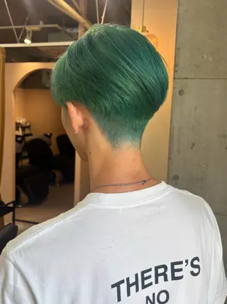 ショート カラー メンズ lani hair salon所属・SHOTO ハイトー ン/デザインカラーのヘアスタイル