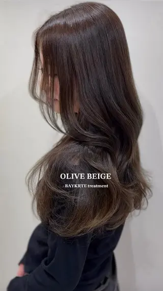 ロング カラー ワンホン×髪質改善 つのーか🩶‪🫧のヘアスタイル