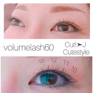 マツエク・マツパ eyelashsalon  Toe所属・Toe Hitomiのマツエク・マツパデザイン