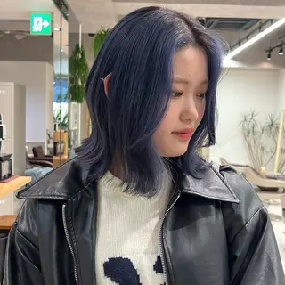 ミディアム カラー 透明感カラー/ボブ / MARIE🍇のヘアスタイル