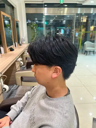 パーマ メンズ SENA 再現性 パーマと縮毛矯正のヘアスタイル