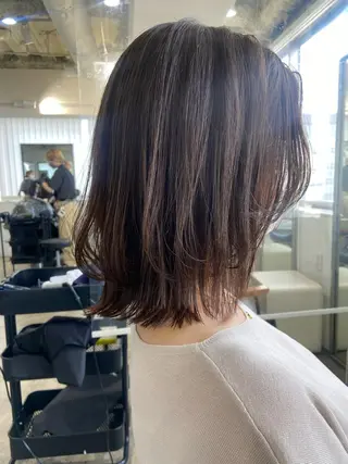 ミディアム カラー 新宿/レイヤーカット 駿河 大将🍀のヘアスタイル