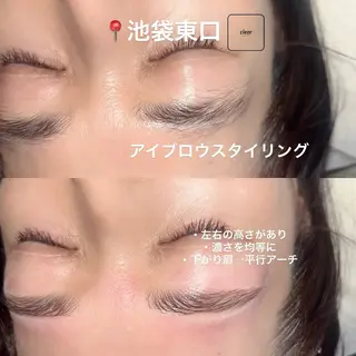 アイブロウ eyelash clear池袋のマツエク・マツパデザイン