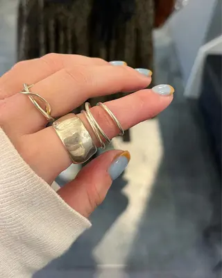 セミロング カラー パーマ ヘアアレンジ メンズ キッズ デザインカラー 原宿/キシタのヘアスタイル