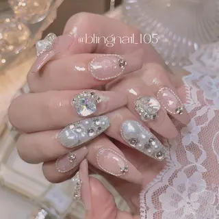 ネイル 23時まで❤︎韓国、 ワンホンネイルのネイルデザイン