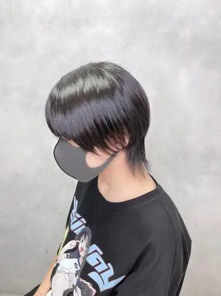 ショート メンズ 大阪韓国メンズ特化 LUNAのヘアスタイル