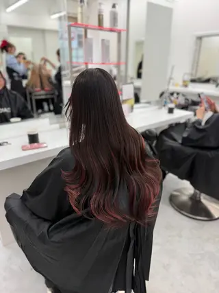 ロング カラー ヘアアレンジ 🎀Girly艶髪カ ラー🎀Harukaのヘアスタイル