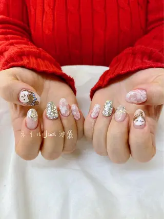 ミディアム nail jaol池袋店所属・ネイルJaol 池袋のネイルデザイン