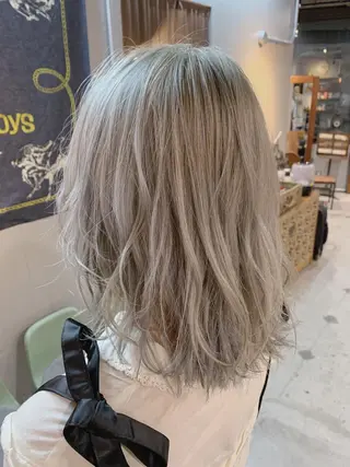 セミロング カラー 代表 中島貴志のヘアスタイル