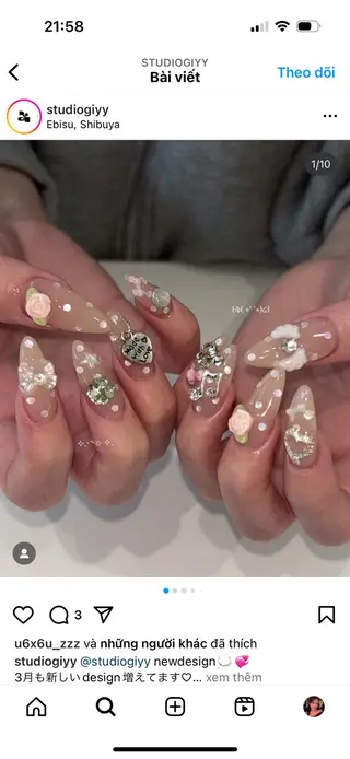 ネイル Chisa Nail Studio所属・チ サのネイルデザイン
