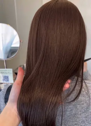 ロング Cote所属・大島桃花 / 表参道 透明感カラーのヘアスタイル