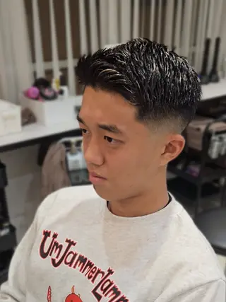 メンズ ショート Lapis 名古屋駅前店所属・LEN名古屋/パーマ 海外ヘア/メンズ特化のヘアスタイル